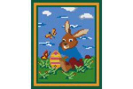Easter Bunny Four [4] Baseplate PixelHobby Mini-mosaic Art Kit
